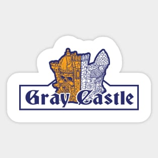 Gray Castle Sticker